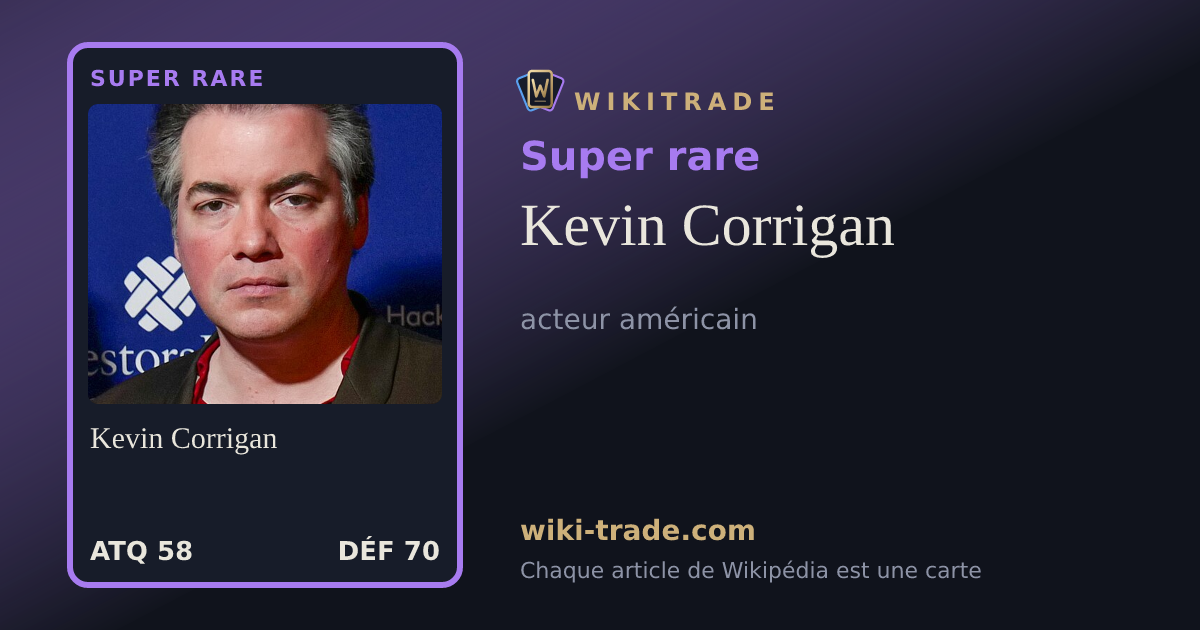 Kevin Corrigan — carte Super rare