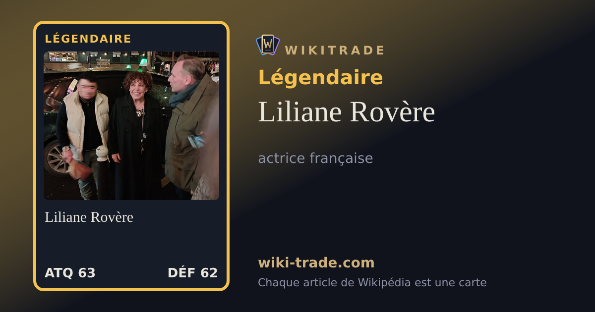 Liliane Rovère — carte Légendaire