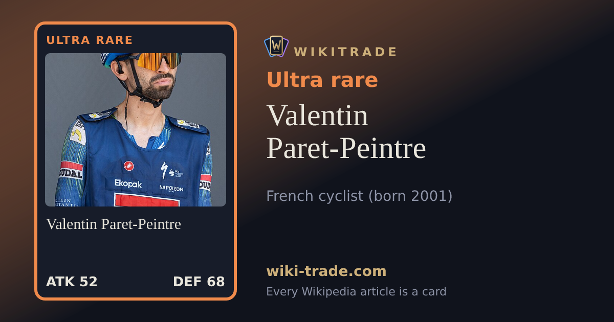 Valentin Paret-Peintre — Ultra rare card