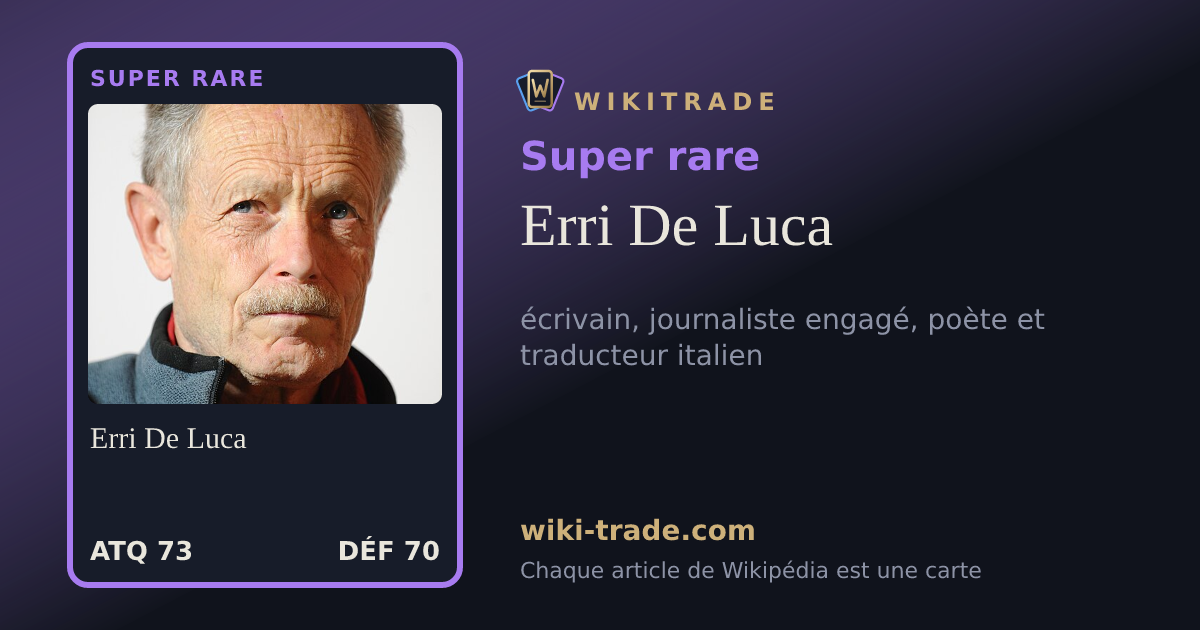 Erri De Luca — carte Super rare