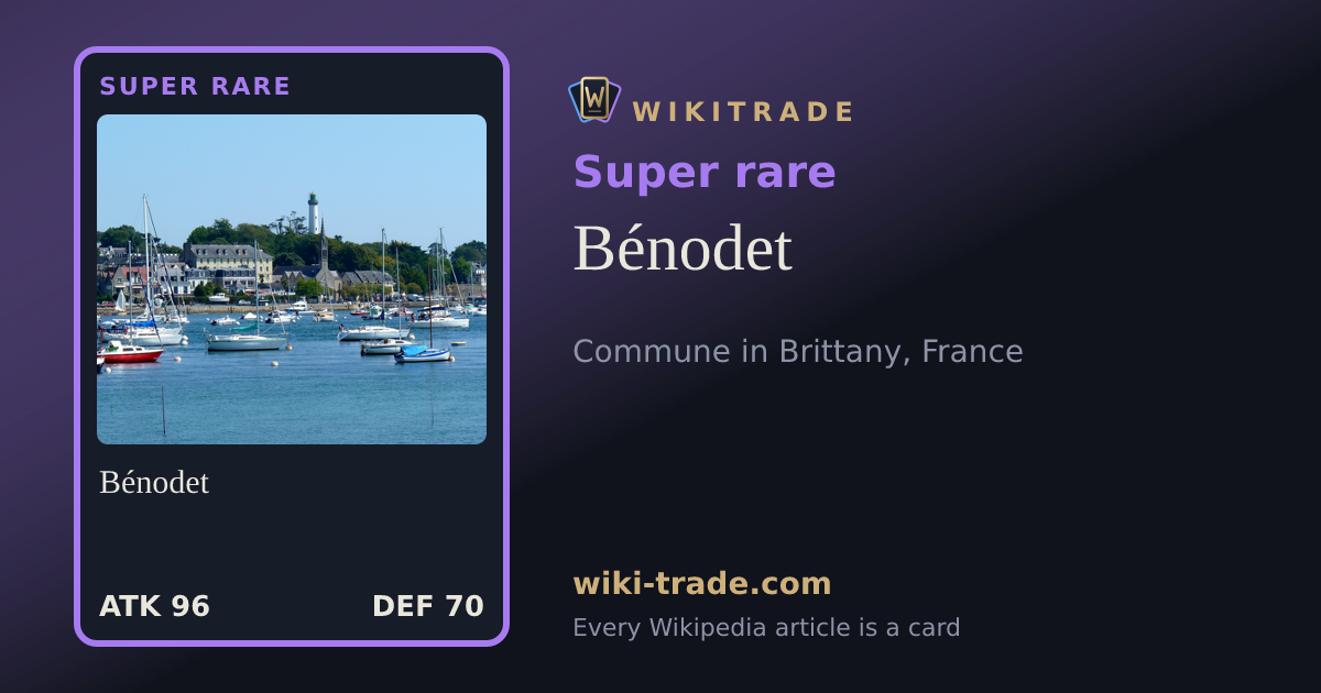 Bénodet — Super rare card