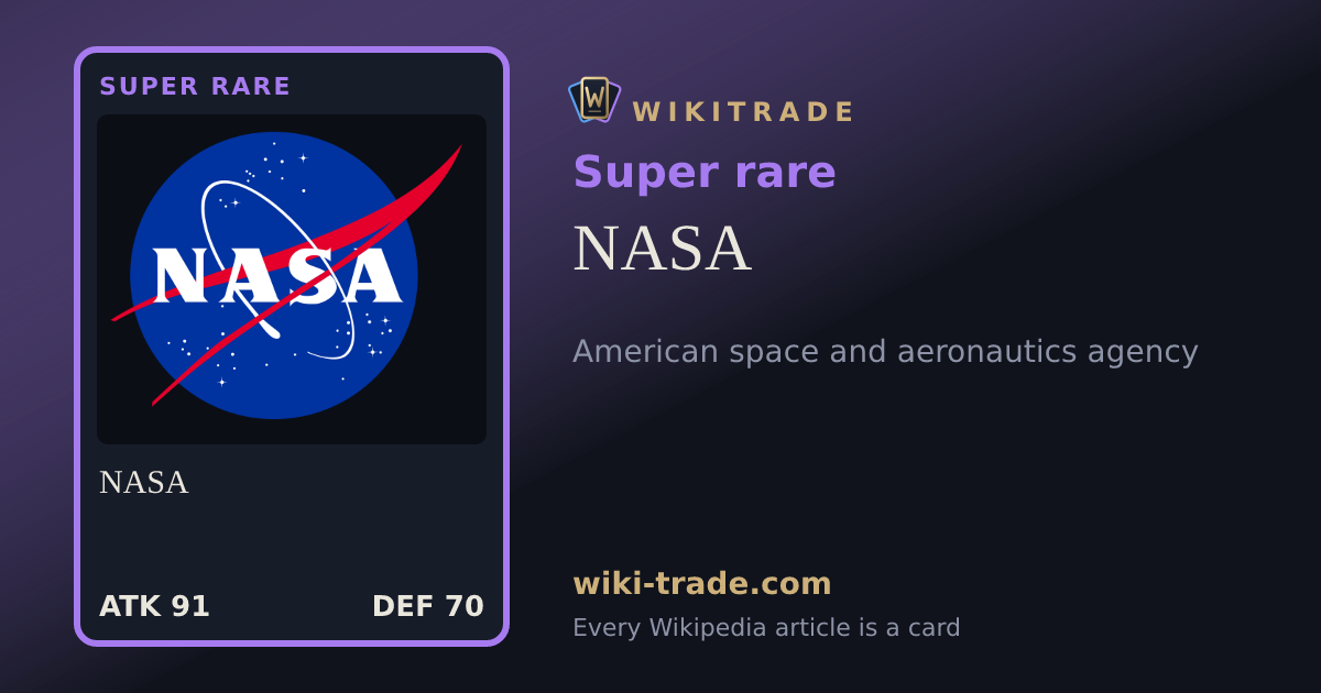 NASA — Super rare card