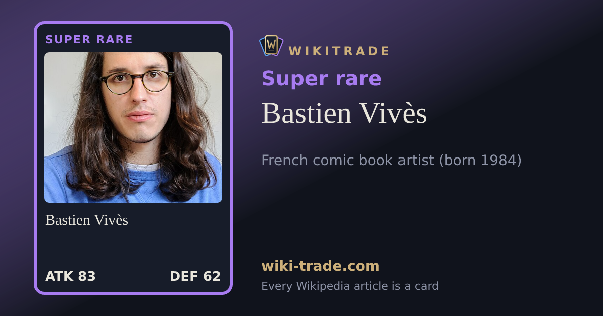 Bastien Vivès — Super rare card
