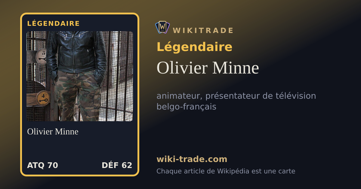 Olivier Minne — carte Légendaire