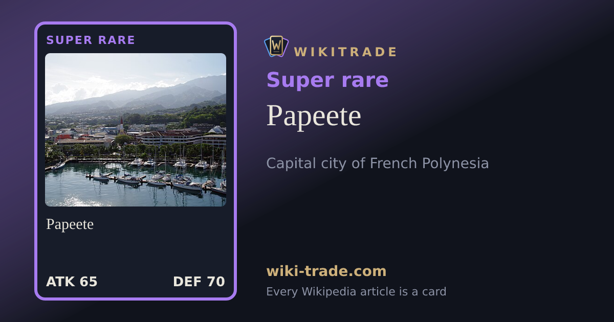 Papeete — Super rare card