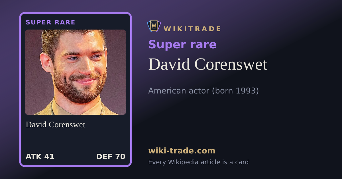 David Corenswet — Super rare card
