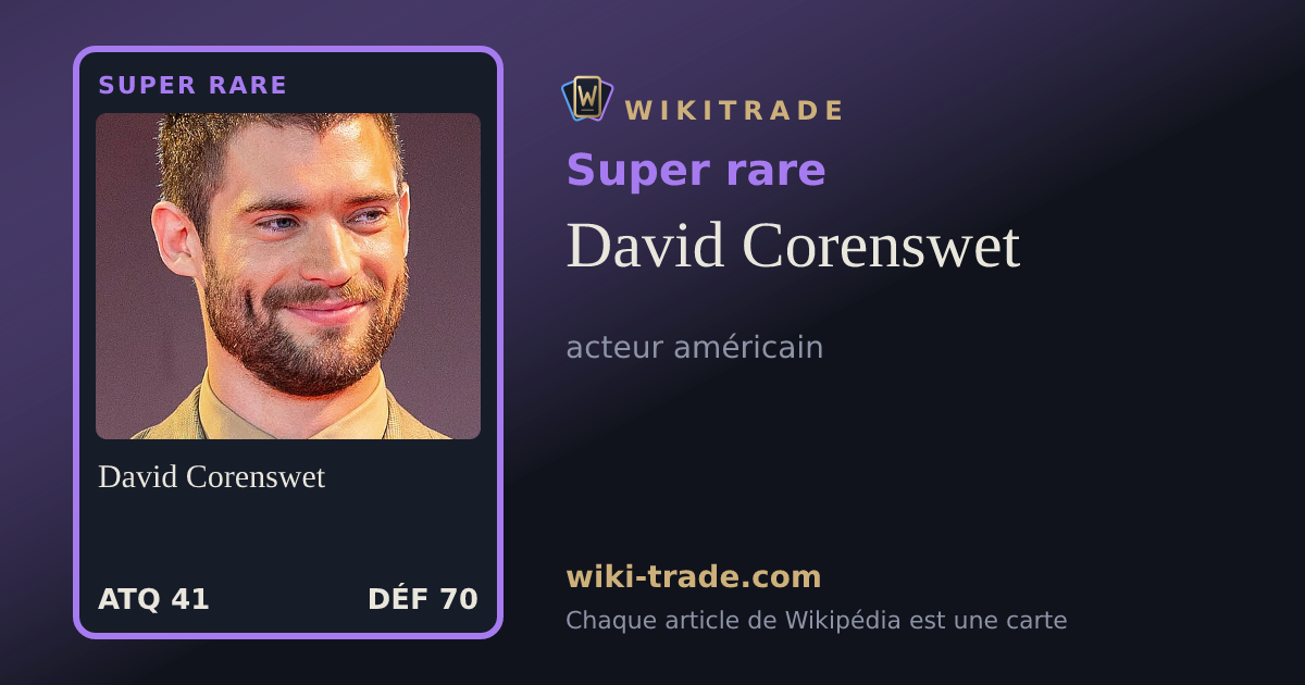 David Corenswet — carte Super rare