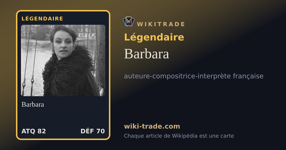 Barbara — carte Légendaire