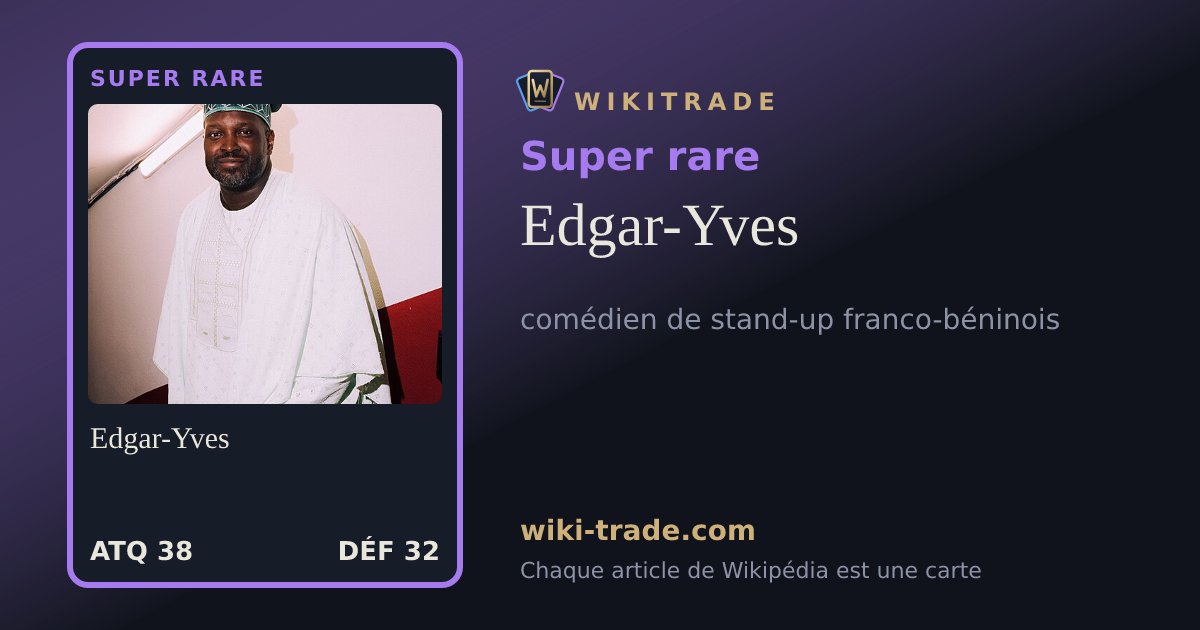 Edgar-Yves — carte Super rare