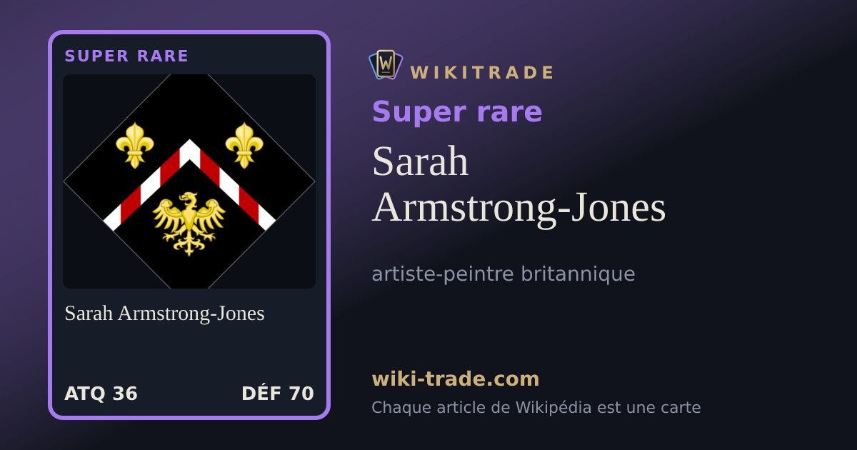 Sarah Armstrong-Jones — carte Super rare