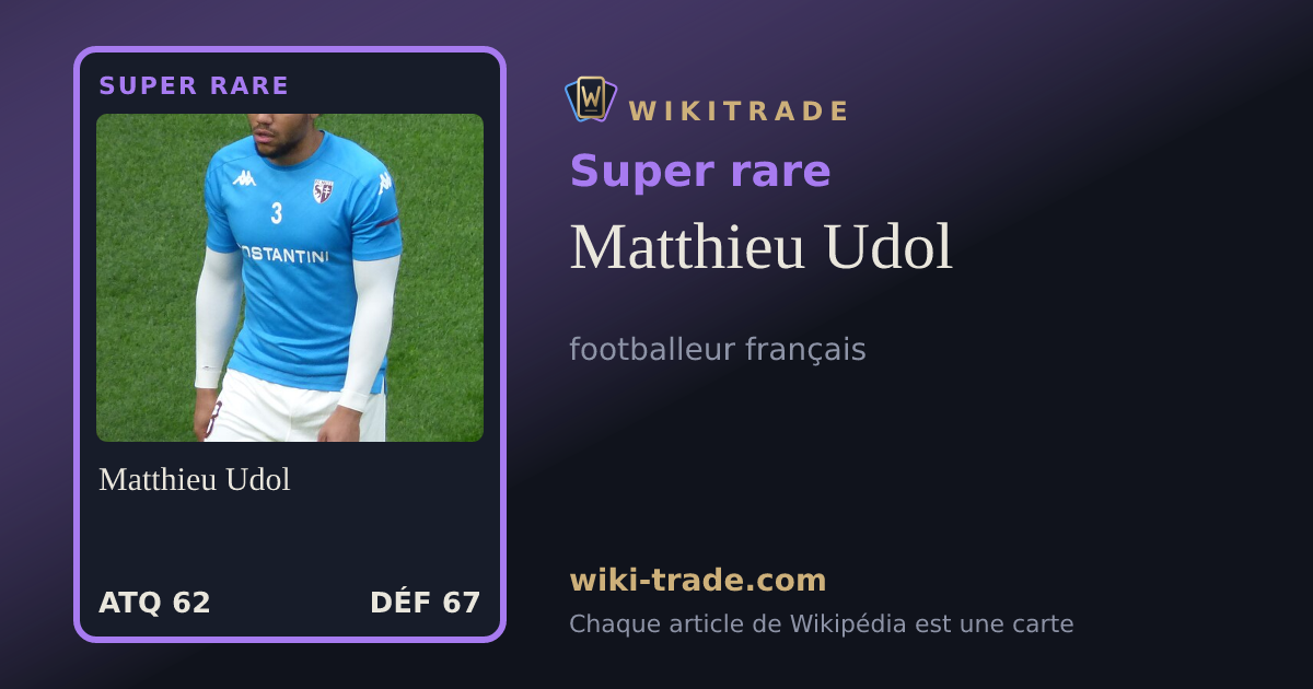 Matthieu Udol — carte Super rare