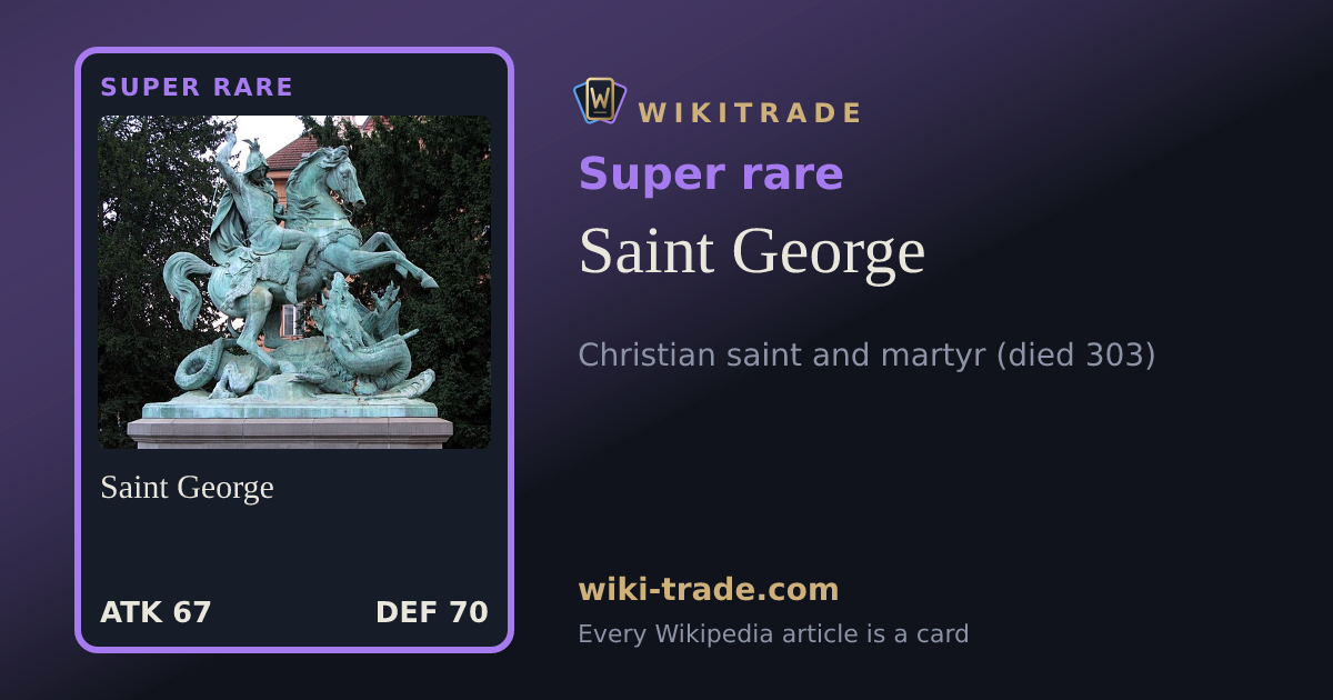 Saint George — Super rare card