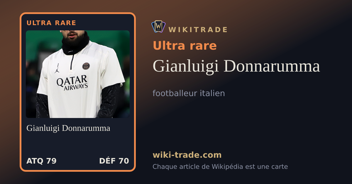 Gianluigi Donnarumma — carte Ultra rare