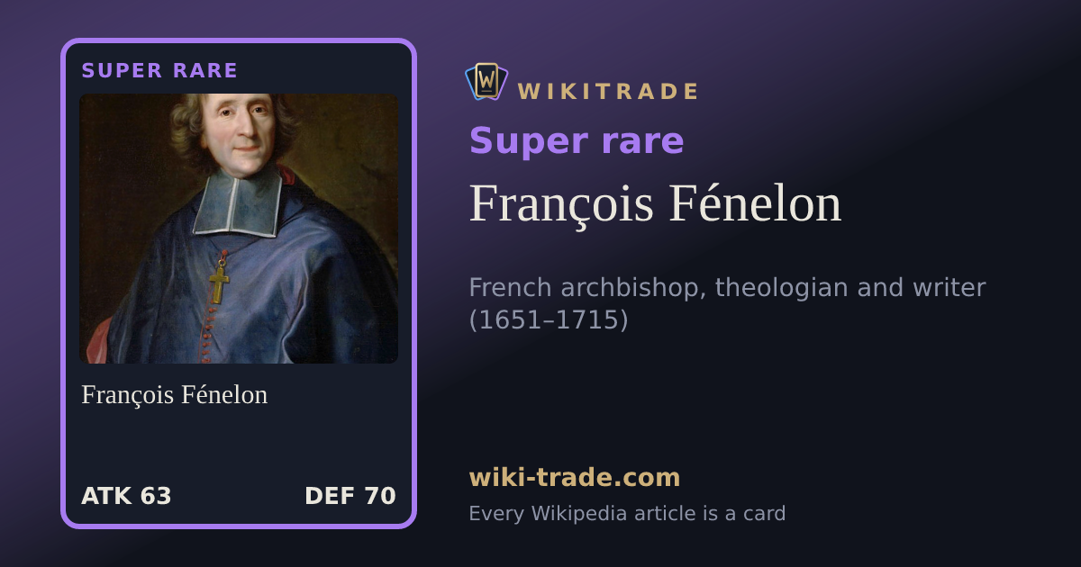 François Fénelon — Super rare card