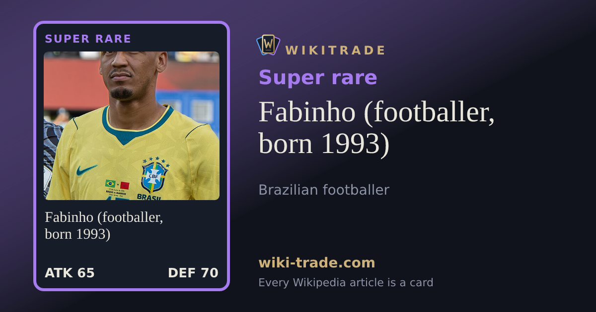 Fabinho (footballer, born 1993) — Super rare card