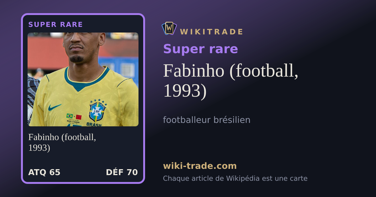 Fabinho (football, 1993) — carte Super rare