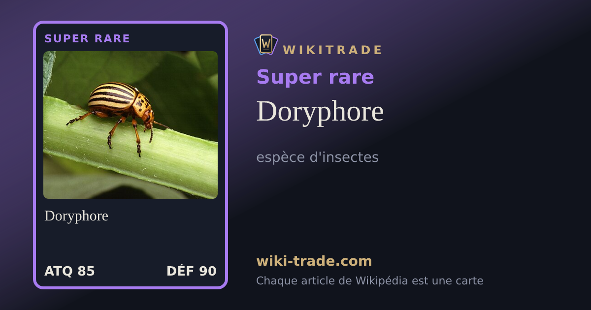 Doryphore — carte Super rare