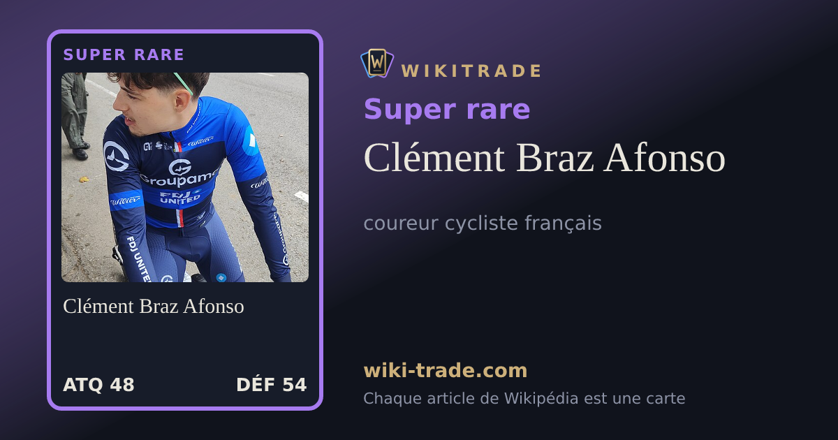 Clément Braz Afonso — carte Super rare