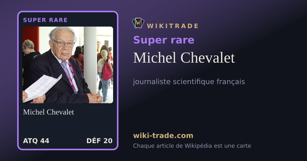 Michel Chevalet — carte Super rare