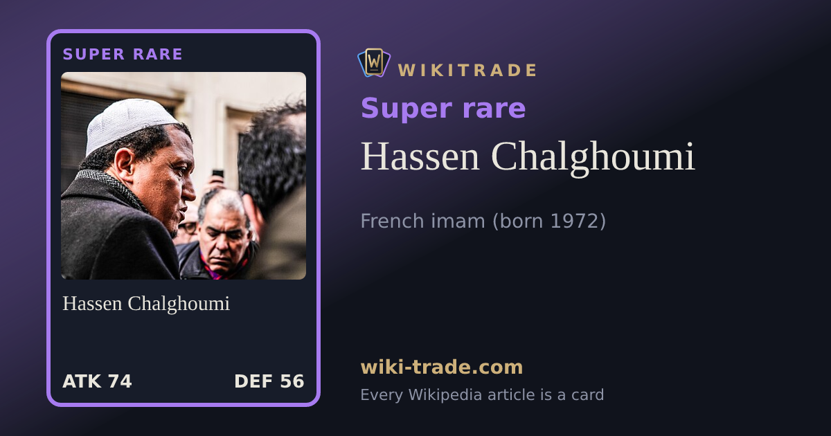 Hassen Chalghoumi — Super rare card