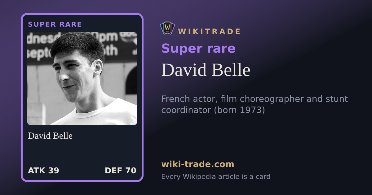 David Belle — Super rare card