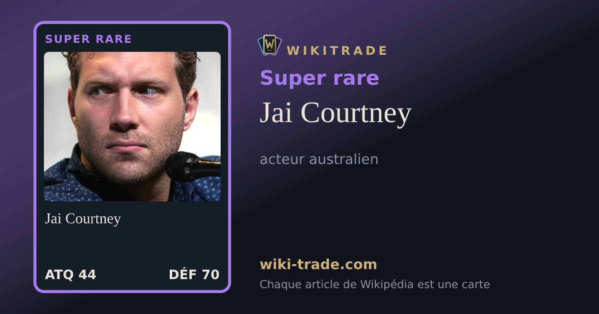 Jai Courtney — carte Super rare