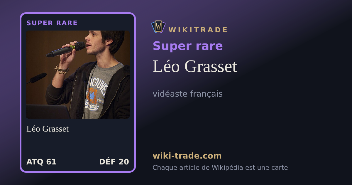 Léo Grasset — carte Super rare