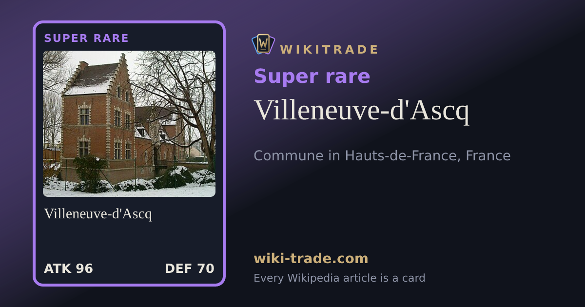 Villeneuve-d'Ascq — Super rare card