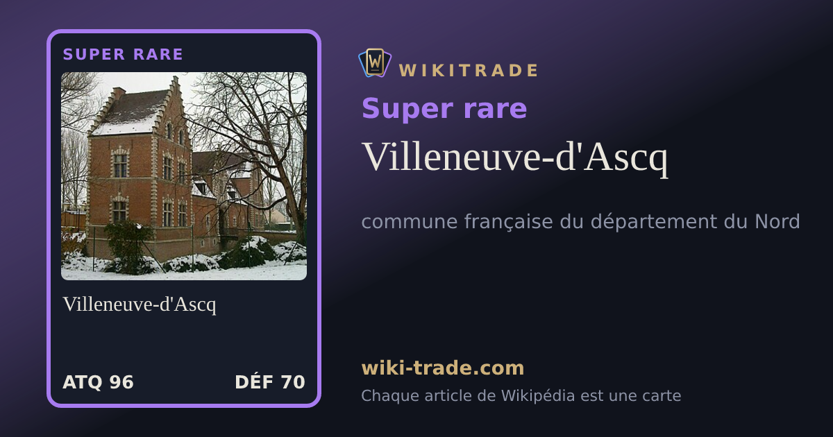 Villeneuve-d'Ascq — carte Super rare