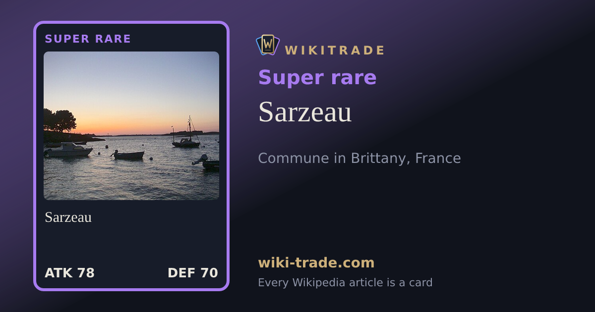 Sarzeau — Super rare card