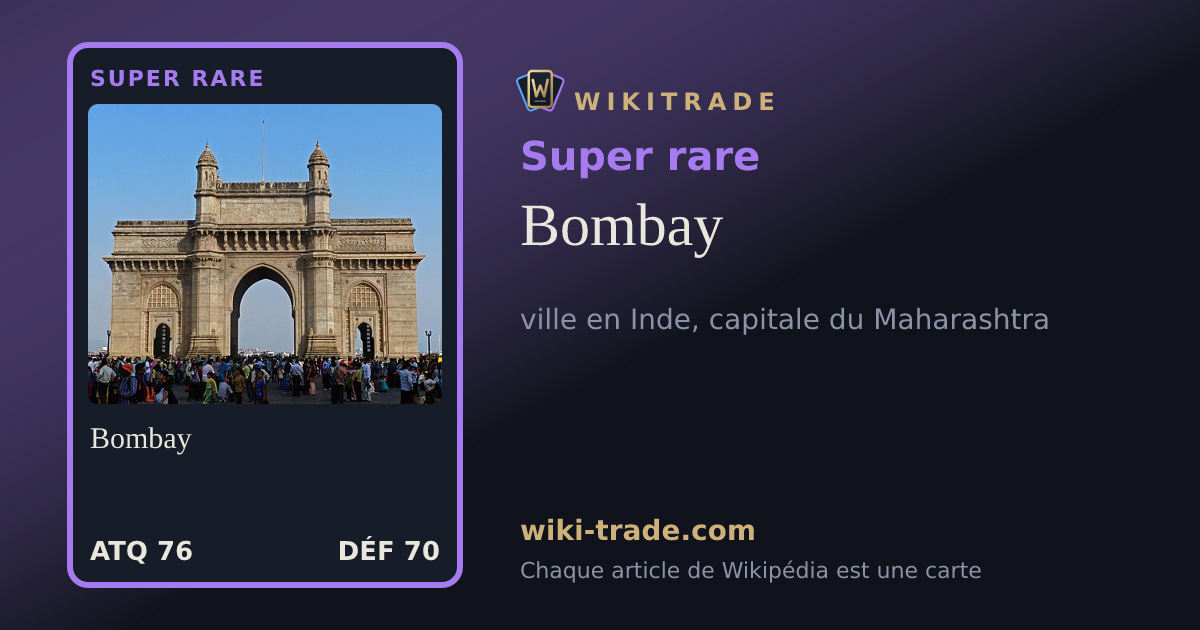 Bombay — carte Super rare