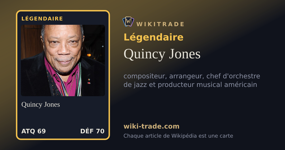 Quincy Jones — carte Légendaire