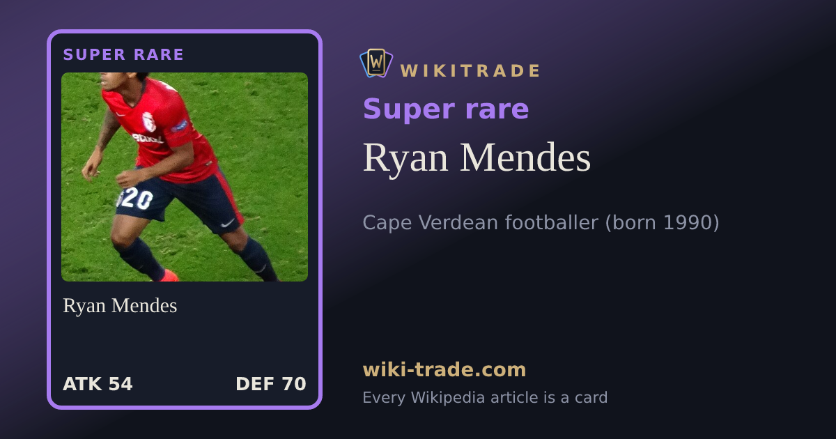 Ryan Mendes — Super rare card