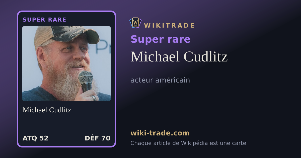 Michael Cudlitz — carte Super rare