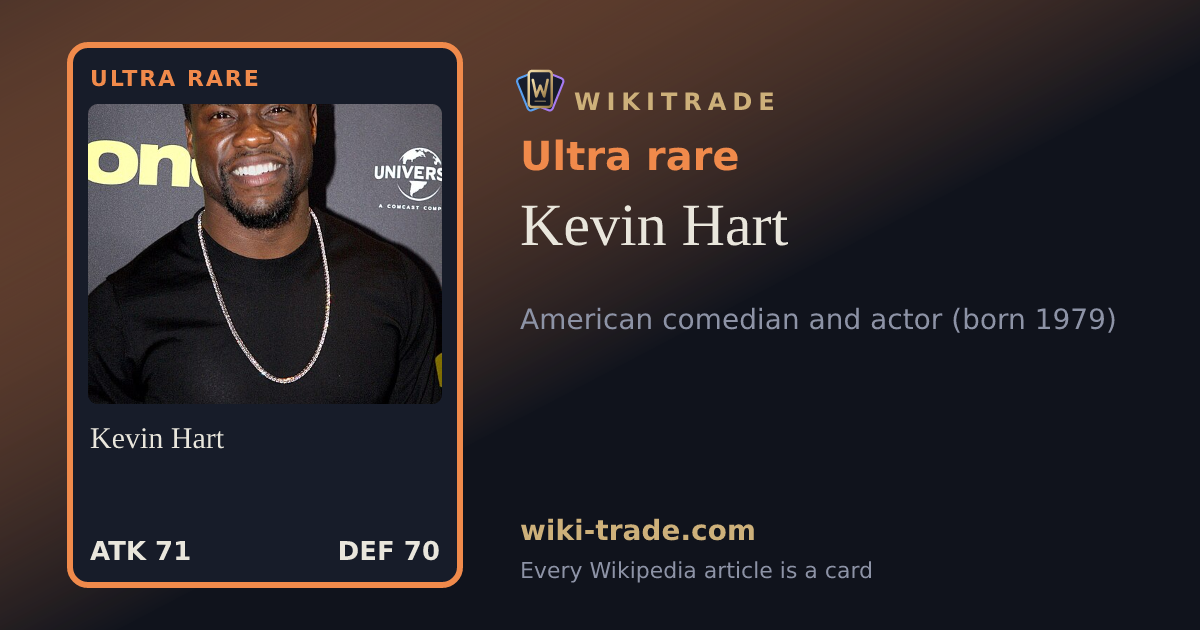 Kevin Hart — Ultra rare card