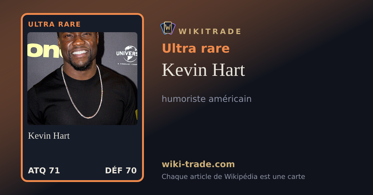 Kevin Hart — carte Ultra rare