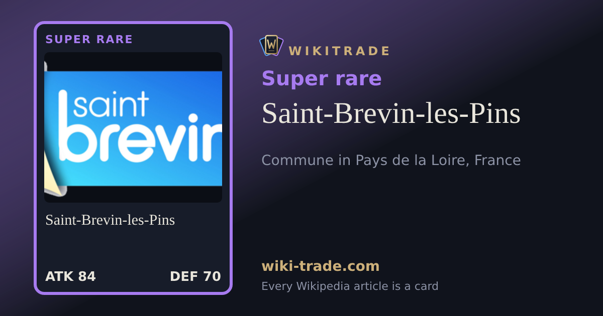 Saint-Brevin-les-Pins — Super rare card