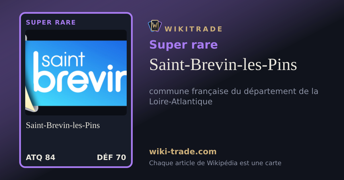 Saint-Brevin-les-Pins — carte Super rare