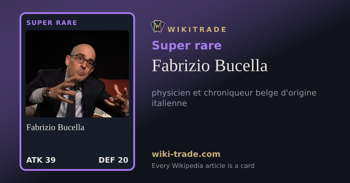 Fabrizio Bucella — Super rare card