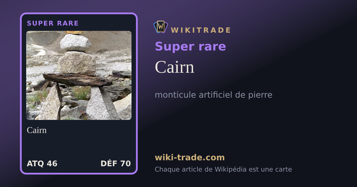 Cairn — carte Super rare