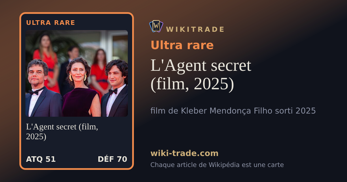 L'Agent secret (film, 2025) — carte Ultra rare