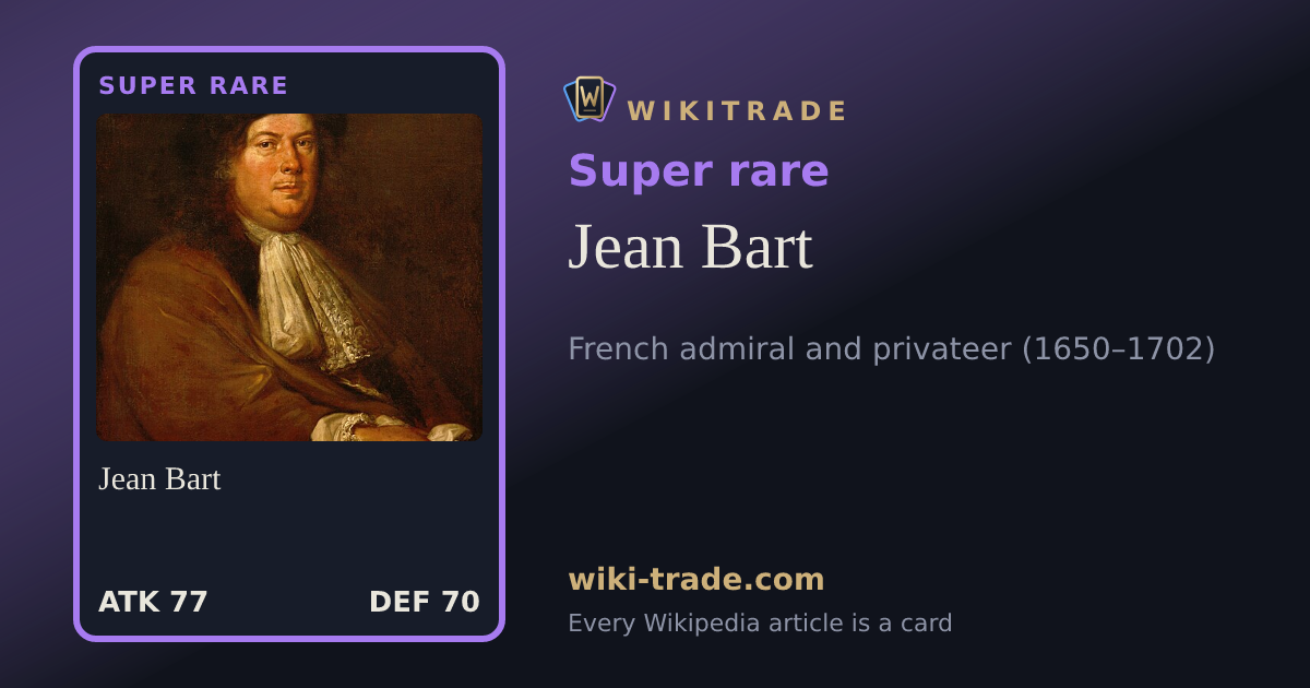 Jean Bart — Super rare card