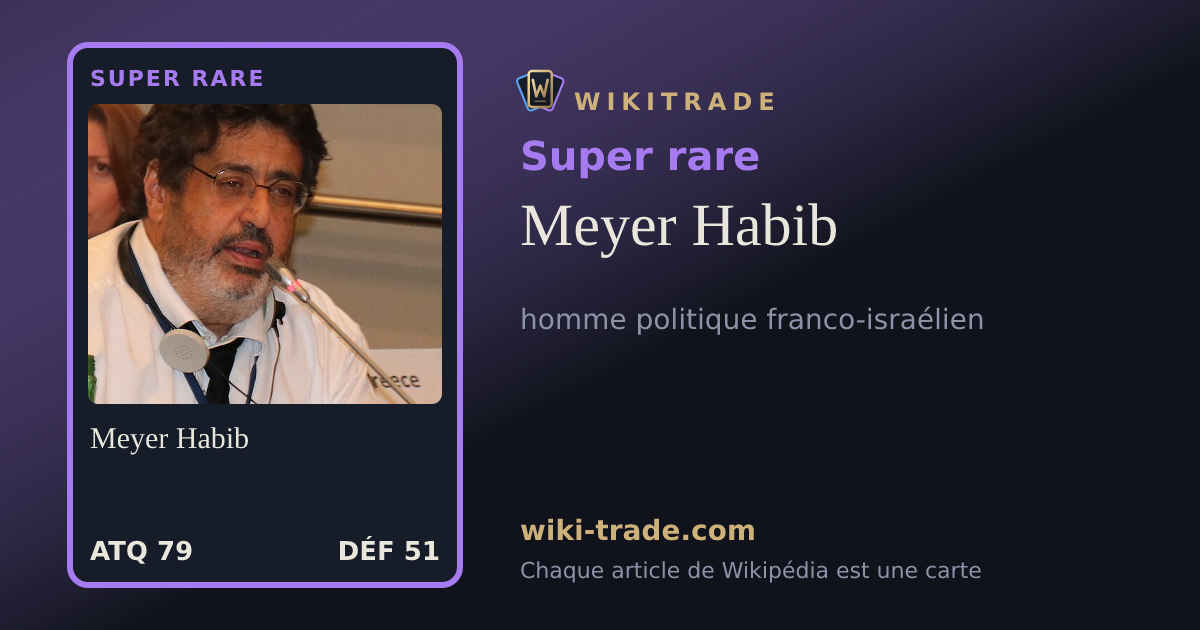 Meyer Habib — carte Super rare