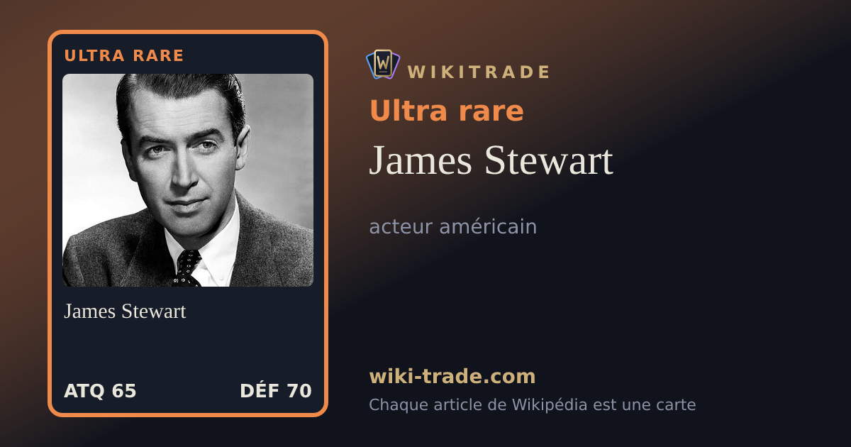James Stewart — carte Ultra rare