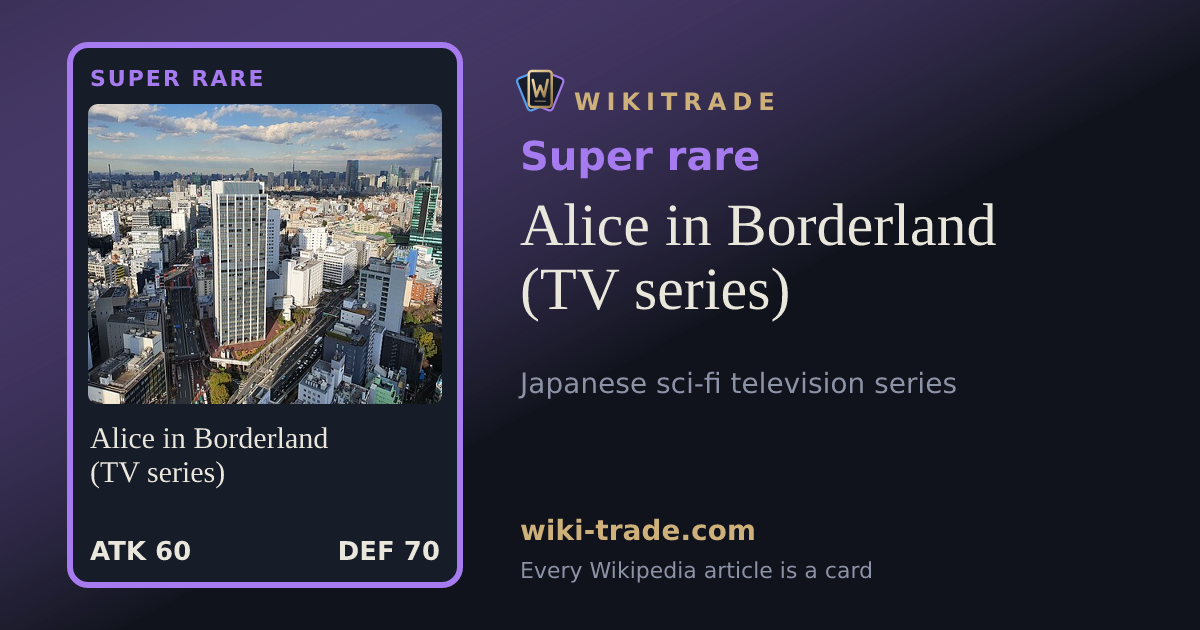 Alice in Borderland (TV series) — Super rare card