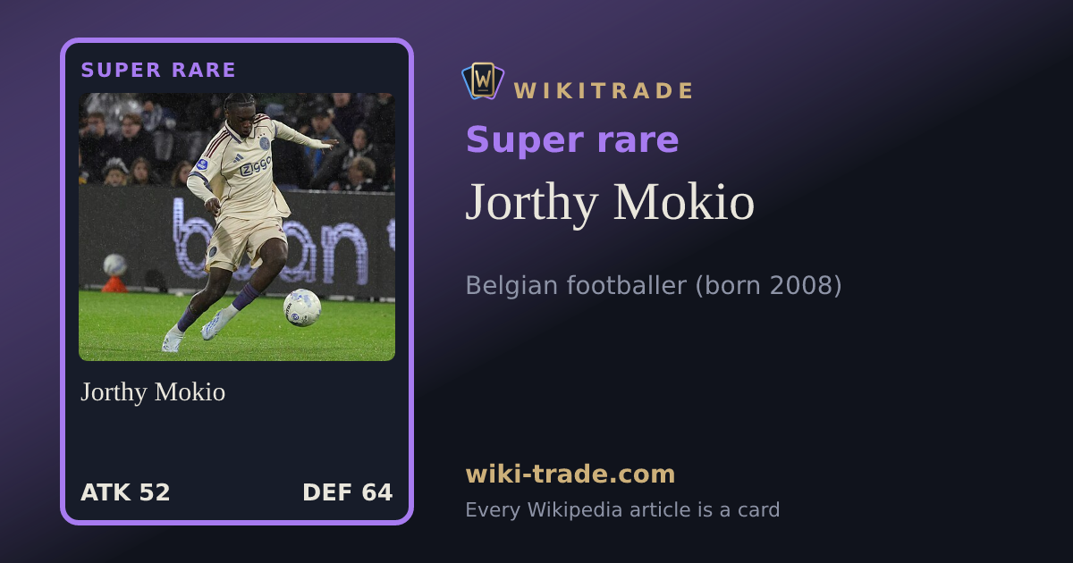 Jorthy Mokio — Super rare card