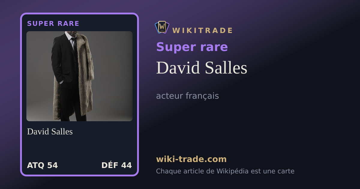 David Salles — carte Super rare
