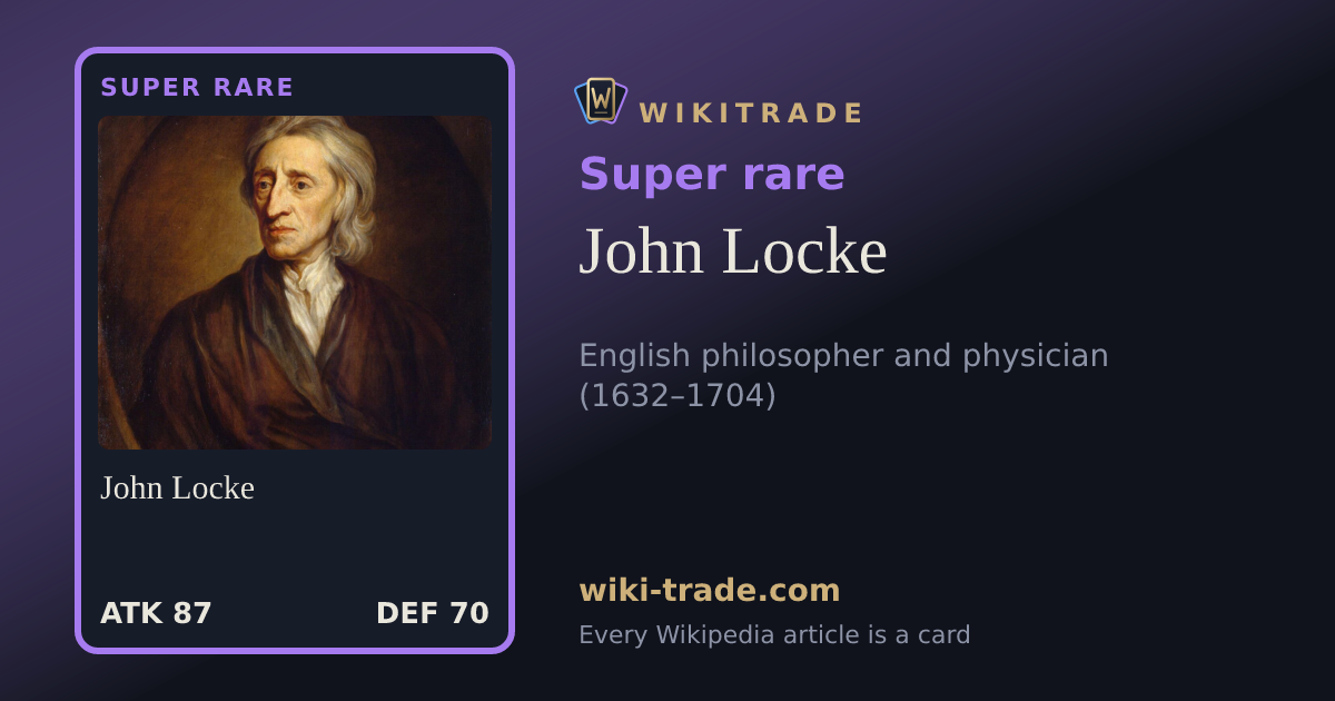 John Locke — Super rare card