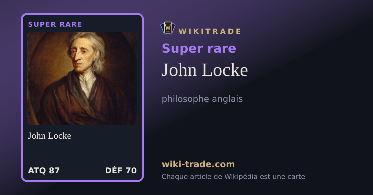 John Locke — carte Super rare