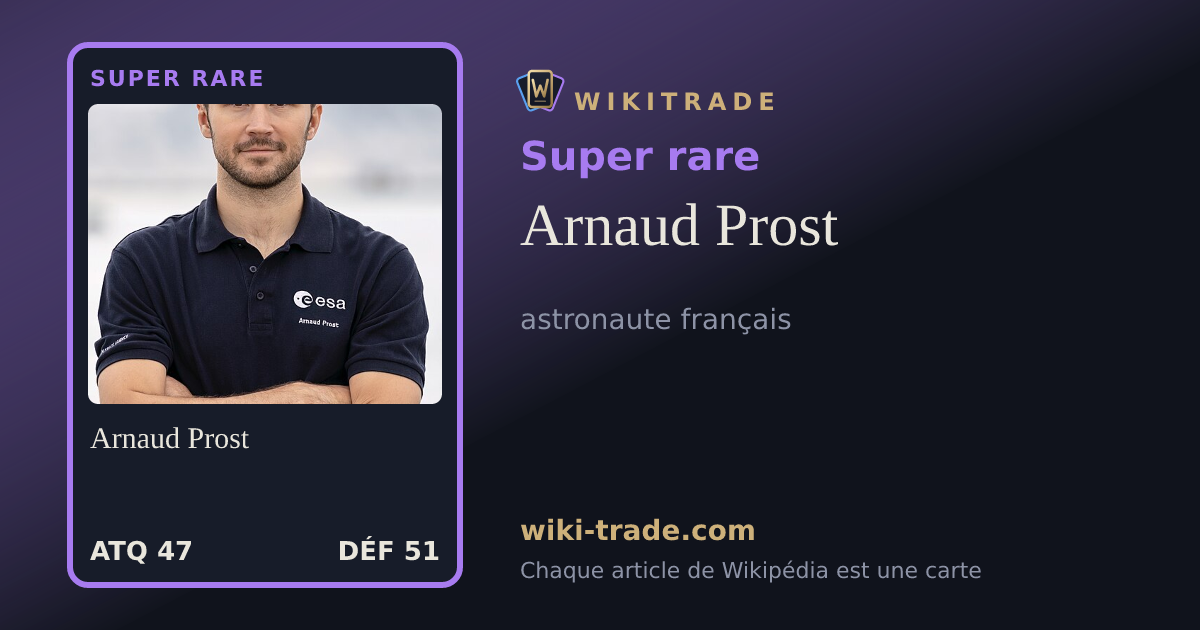 Arnaud Prost — carte Super rare